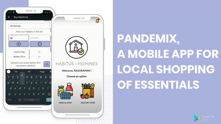 Pandemix, A Mobile App for Local Shopping of Essentials during Lockdown