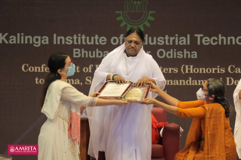 Amma Receives Third Honorary Doctorate Degree