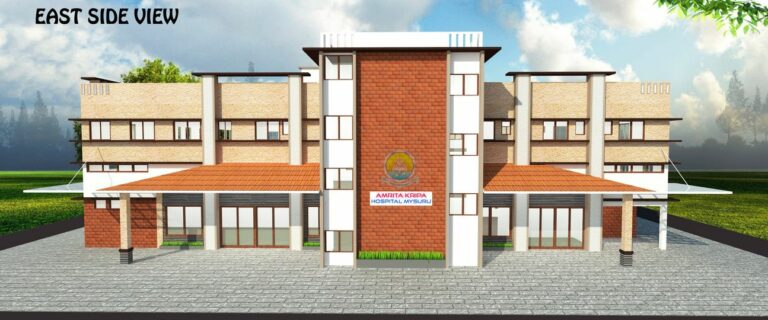 Bhumi Puja for the new multispeciality hospital block at Amritakripa Hospital, Mysuru