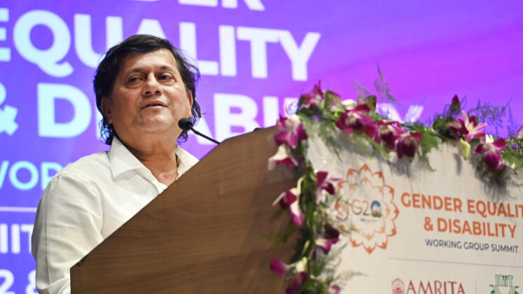 Dr. Achyuta Samanta, Founder of KIIT, said gender equality and disability rights are critical issues, and we need to work together to address them.