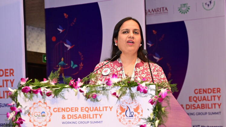 Nidhi Goyal, India Coordinator GED, holds the objective to help create feminist futures where women and girls with disabilities are heard.