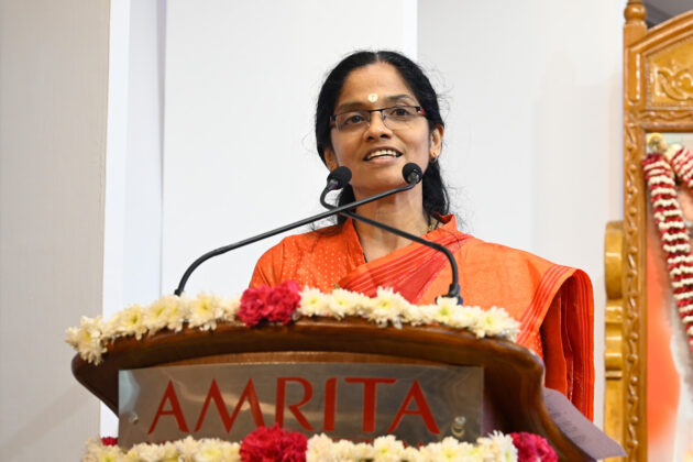 Dr Krishnasree Achuthan said the use of technology and creation of policies surrounding it must be grounded in compassion for civil society.