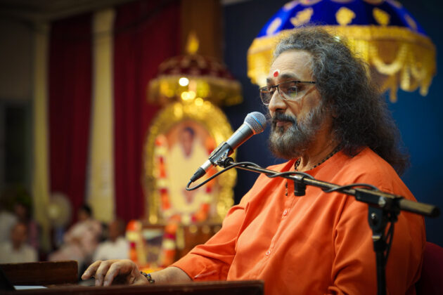 Swami Amritaswarupananda shared how grateful he was to celebrate his 44th Guru Purnima with Amma.
